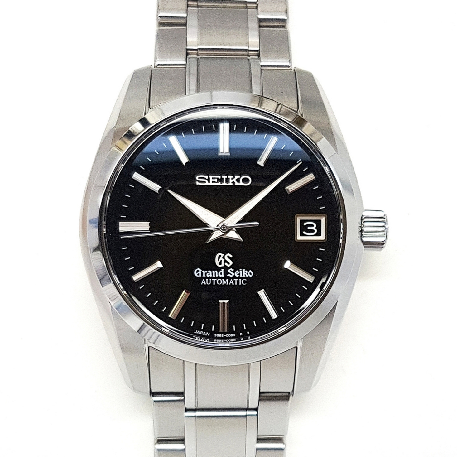 Grand Seiko 37mm Automatic Stainless Steel Black Dial – SBGR053 'B&P 2015'  – Luxuria Watches