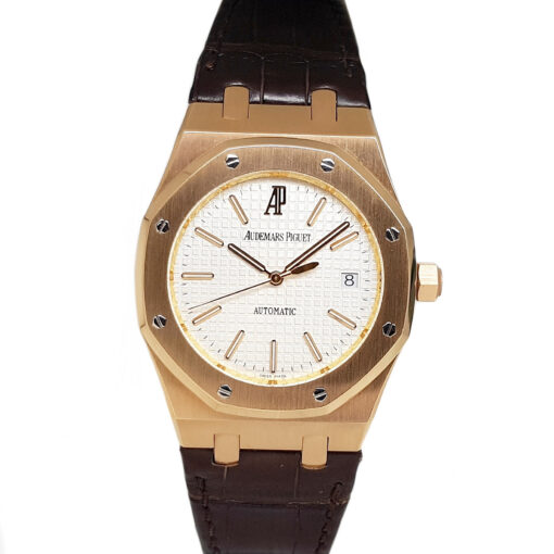 Audemars Piguet 39mm Royal Oak Automatic Rose Gold White Dial - 15300OR.OO.D088CR.02 'B&P 2010'