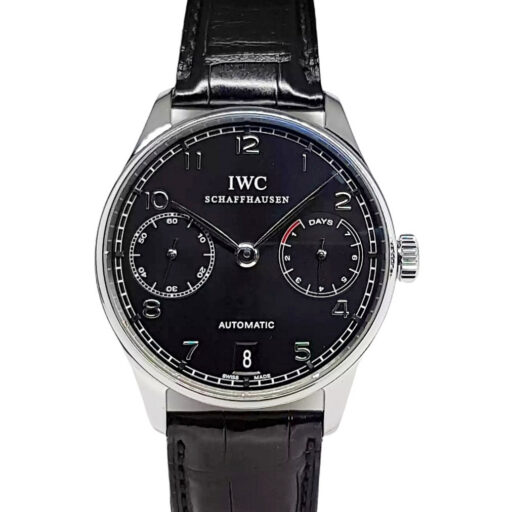 IWC Portuguese 42mm 7Days Automatic Stainless Steel Black Dial - IW500709 'B&P 2012'