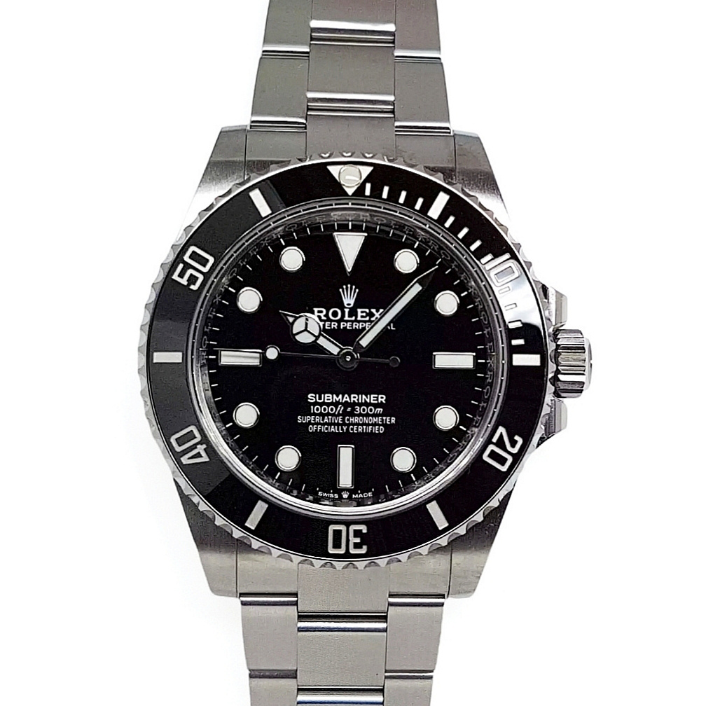 Rolex Submariner No Date 41mm Automatic Oystersteel Ceramic Black Dial - 124060 'B&P 2022'