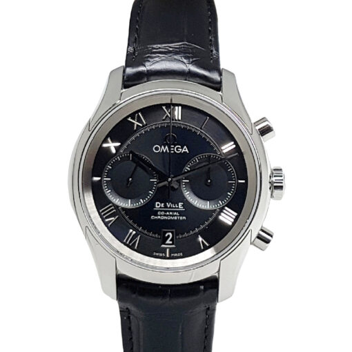 Omega Deville 42mm Co-Axial Chronograph Stainless Steel Black Dial - 431.13.42.51.01.001 'B&P'