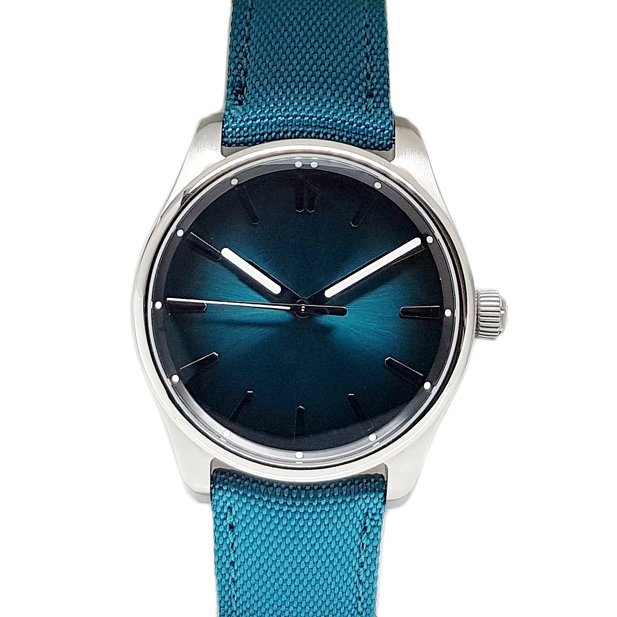 H.Moser & Cie 42.8mm Pioneer Centre Seconds Blue Lagoon Fume Dial- 3200-1214 'B&P 2022'