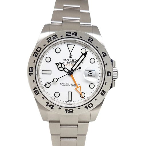 Rolex Explorer ll 42MM  Automatic Oystersteel White Polar Dial - 216570 'B&P 2021'