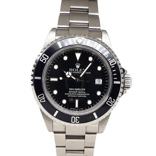 Rolex Sea-Dweller 40mm Automatic Stainless Steel Tritium Black Dial - 16600