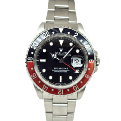 Rolex GMT-Master ll Coke 40MM Automatic Stainless Steel Black Dial - 16710 '1989'