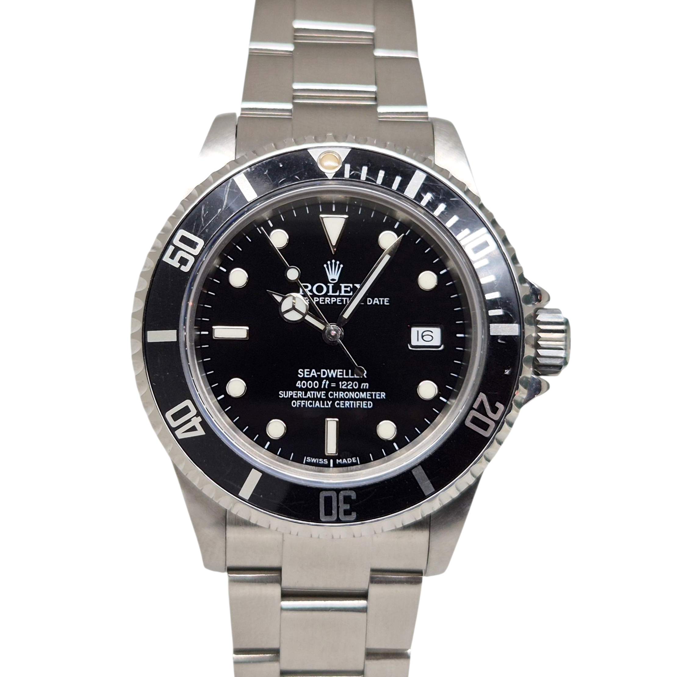 Rolex Sea-Dweller 40mm Automatic Stainless Steel Black Dial - 16600 'B&P 2006'