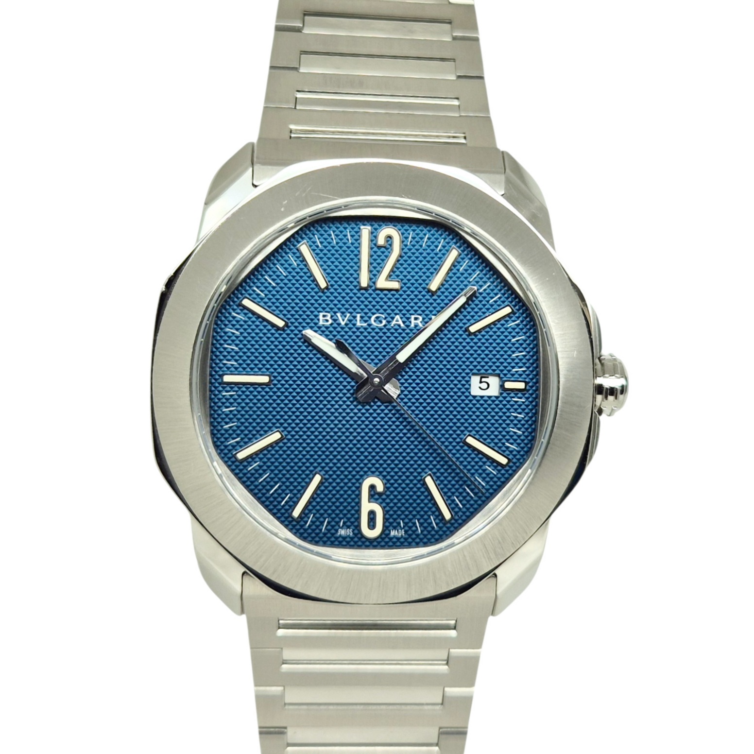 Bvlgari Octo Roma 41mm Automatic Stainless Steel Blue Dial - 103739 'B&P 2023'