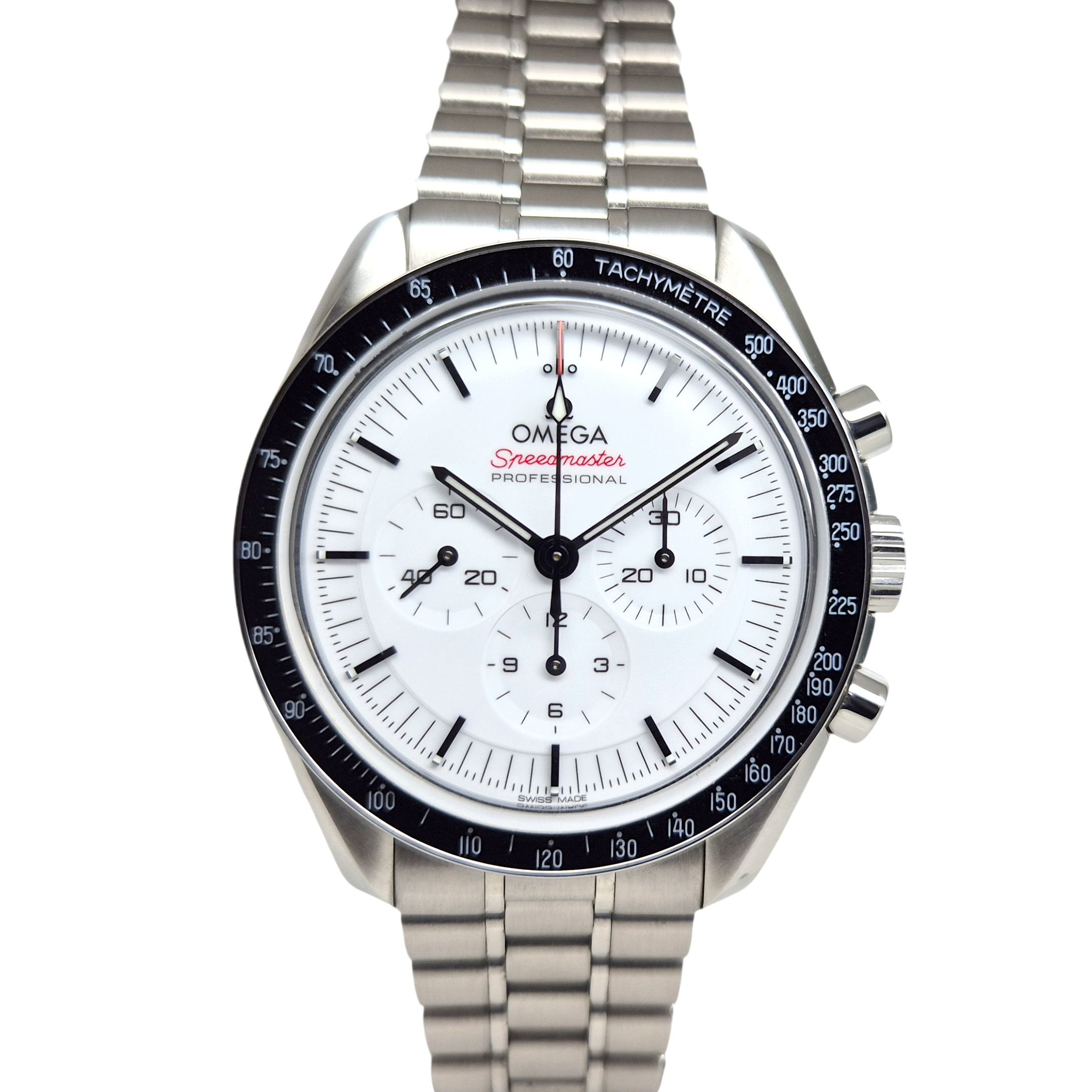 Omega Speedmaster Moonwatch Professional 42mm Manual Winding Sapphire Sandwich white Dial - 310.30.42.50.01.001 'B&P 2025'