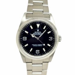 Rolex Explorer 36MM Automatic Stainless Steel Black Dial - 114270 'B&P'