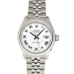 Rolex Datejust 28mm Automatic Oystersteel Roman White Dial - 279160 'B&P 2024' As New