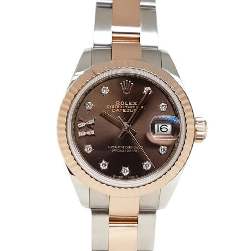 Rolex Datejust 28mm Automatic Stainless Steel Grey Dial - 279174 'B&P'