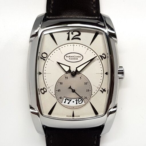 Parmigiani Fleurier Kalpa XL Automatic Stainless Steel 46MM x 34MM  Silver Dial - PF013474
