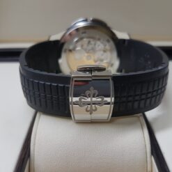 Alternative view of Patek Philippe Aquanaut Travel Time 40.8MM Automatic Black Dial -5164A-001 'B&P 2016'