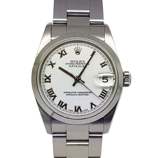 Rolex Datejust 31mm Automatic Stainless Steel White Roman Dial - 78240 'B&P 2003'