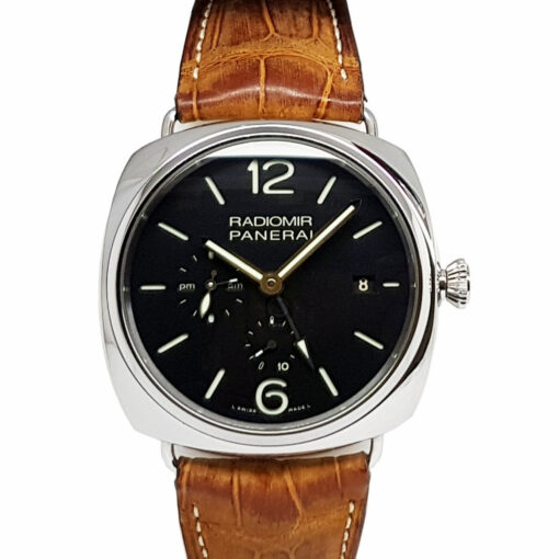 Panerai Radiomir PAM 323 10 Days GMT Automatic Stainless Steel Black Dial 'B&P 2014'