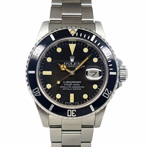 Rolex Submariner Date 40mm Ref.16800 Automatic Black Matte Dial '1985' Recently Serviced