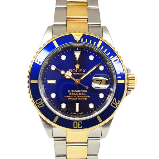 Rolex Submariner Date 40mm Automatic Steel/18k Yellow Gold Blue Dial - 16613 'B&P 2003'