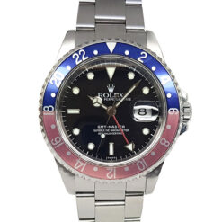 Rolex GMT-Master 40mm Automatic Stainless Steel Black Dial Pepsi - 16700 '1998'