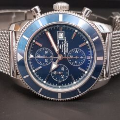 Alternative view of Breitling SuperOcean Heritage Chronograph 46mm Blue Dial - A1332016