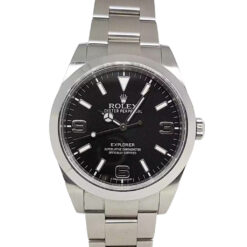 Rolex Explorer 39MM Automatic Stainless Steel Black Dial MK1- 214270 'B&P 2011'