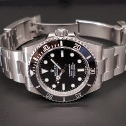 Alternative view of Rolex Submariner No Date 41mm Automatic Oystersteel Ceramic Black Dial - 124060 'B&P 2022'