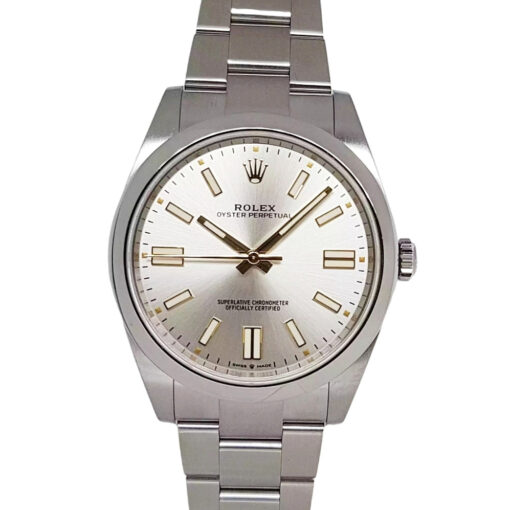 Rolex Oyster Perpetual 41 Automatic Oystersteel Silver Dial - 124300 'B&P 2021'