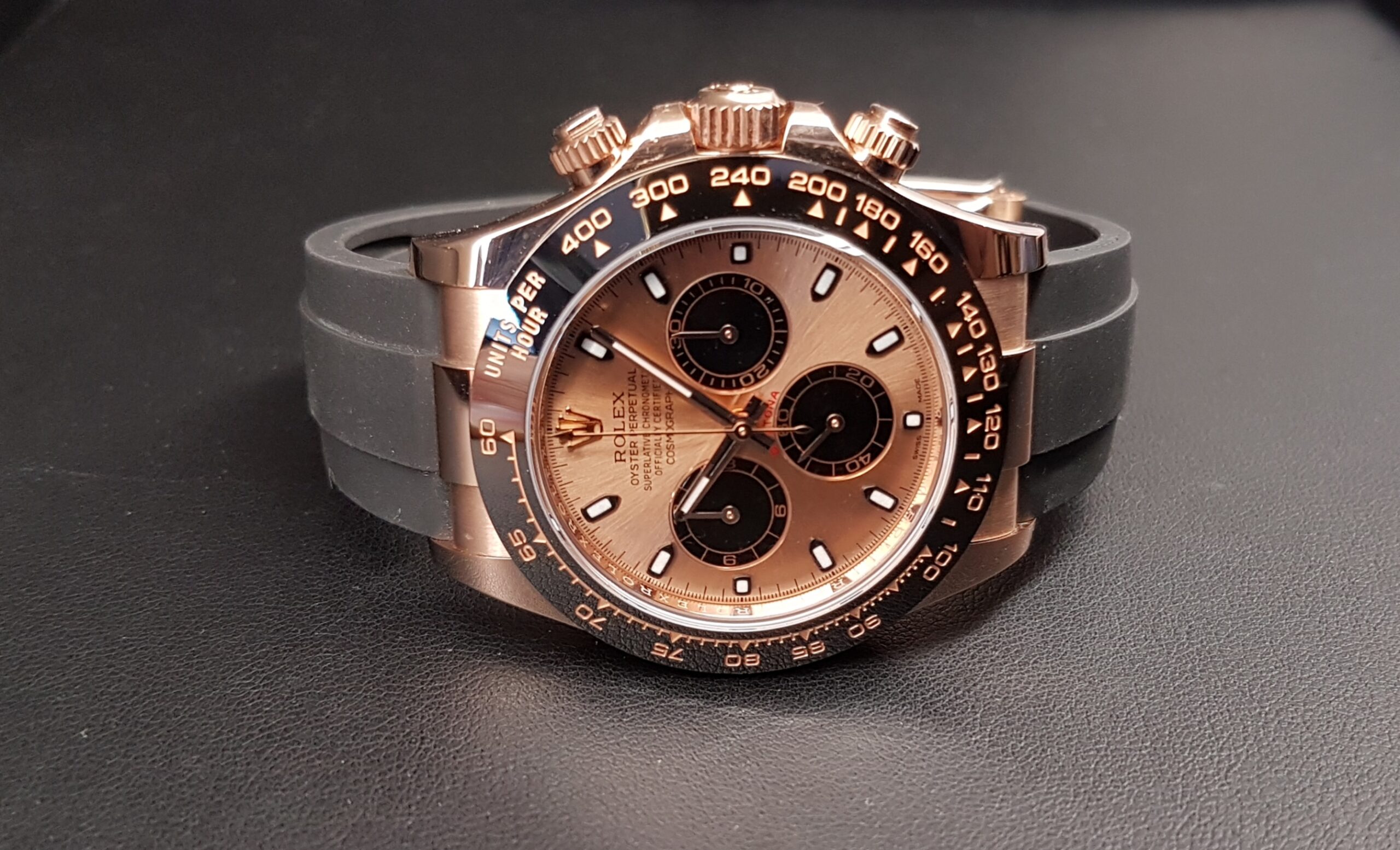 Rolex Cosmograph Daytona Oysterflex 40mm Rose Gold Pink Dial - 116515LN 'B&P' - Image 2