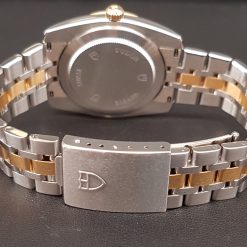 Alternative view of Tudor Classic 38mm Steel/Yellow Gold Diamond Bezel White Dial - 21023 'B&P 2021'