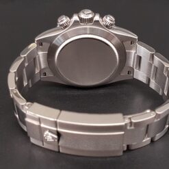 Alternative view of Rolex Cosmograph Daytona 40mm Automatic Chronograph Stainless Steel Blue Chromalight Black Dial - 116520 'B&P 2017'