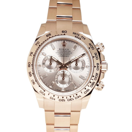 Rolex Cosmograph Daytona 40mm Automatic Rose Gold  Baguette Dial - 116505 'B&P'