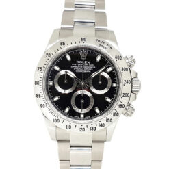 Rolex Cosmograph Daytona 40mm Automatic Chronograph Stainless Steel Blue Chromalight Black Dial - 116520 'B&P 2017'