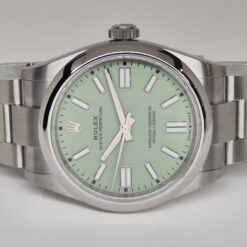 Alternative view of Rolex Oyster Perpetual 41mm Automatic Oystersteel Pistachio Dial - 134300 'B&P 2025'