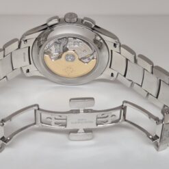 Alternative view of Patek Philippe 42mm Annual Calendar Chronograph Stainless Steel Green Dial - 5905/1A-001 'B&P'