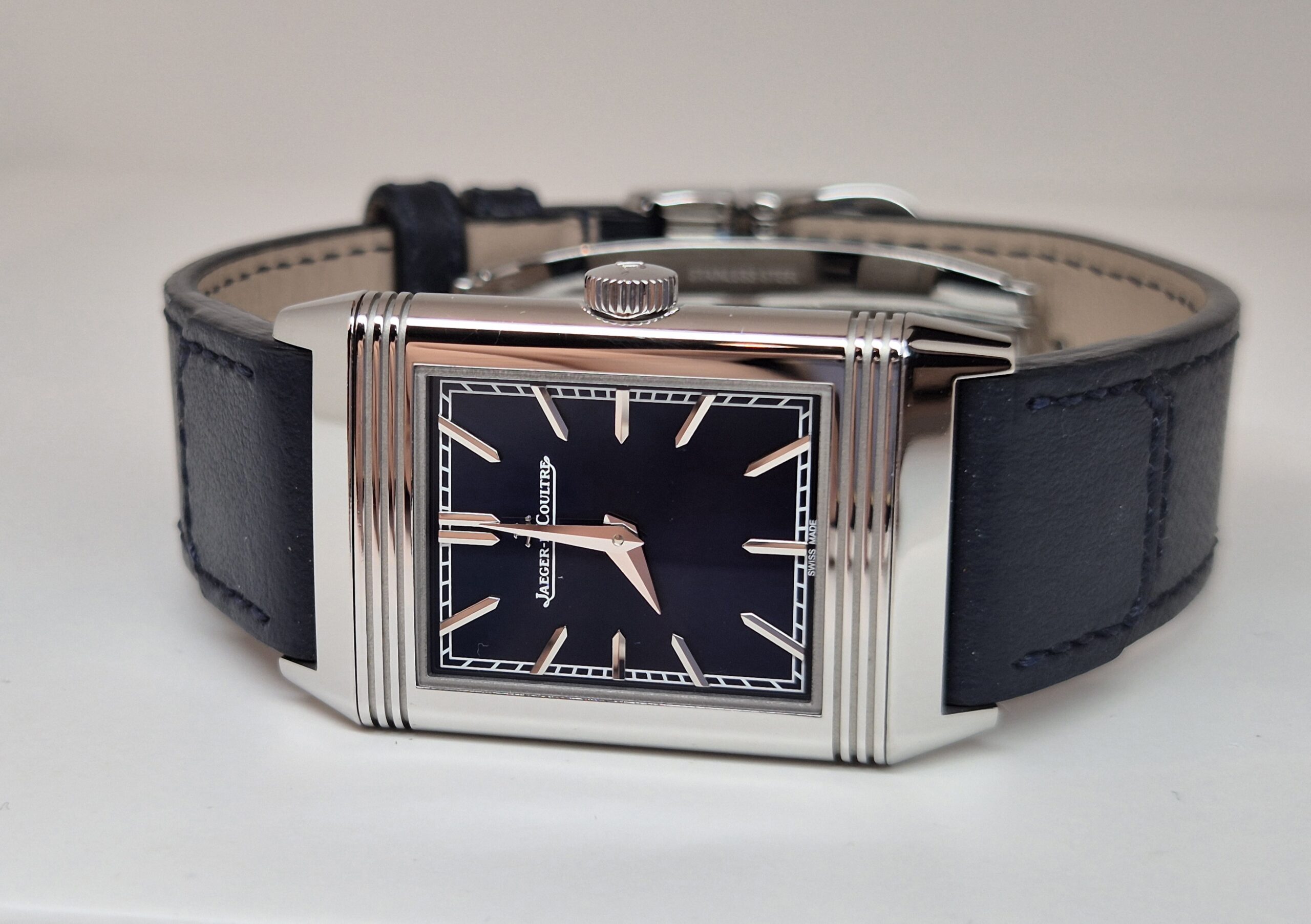 Jaeger LeCoutre Reverso Tribute Monoface Midsize 40.1 x 24.4mm Blue Dial - Q716848J 'B&P 2025' - Image 3