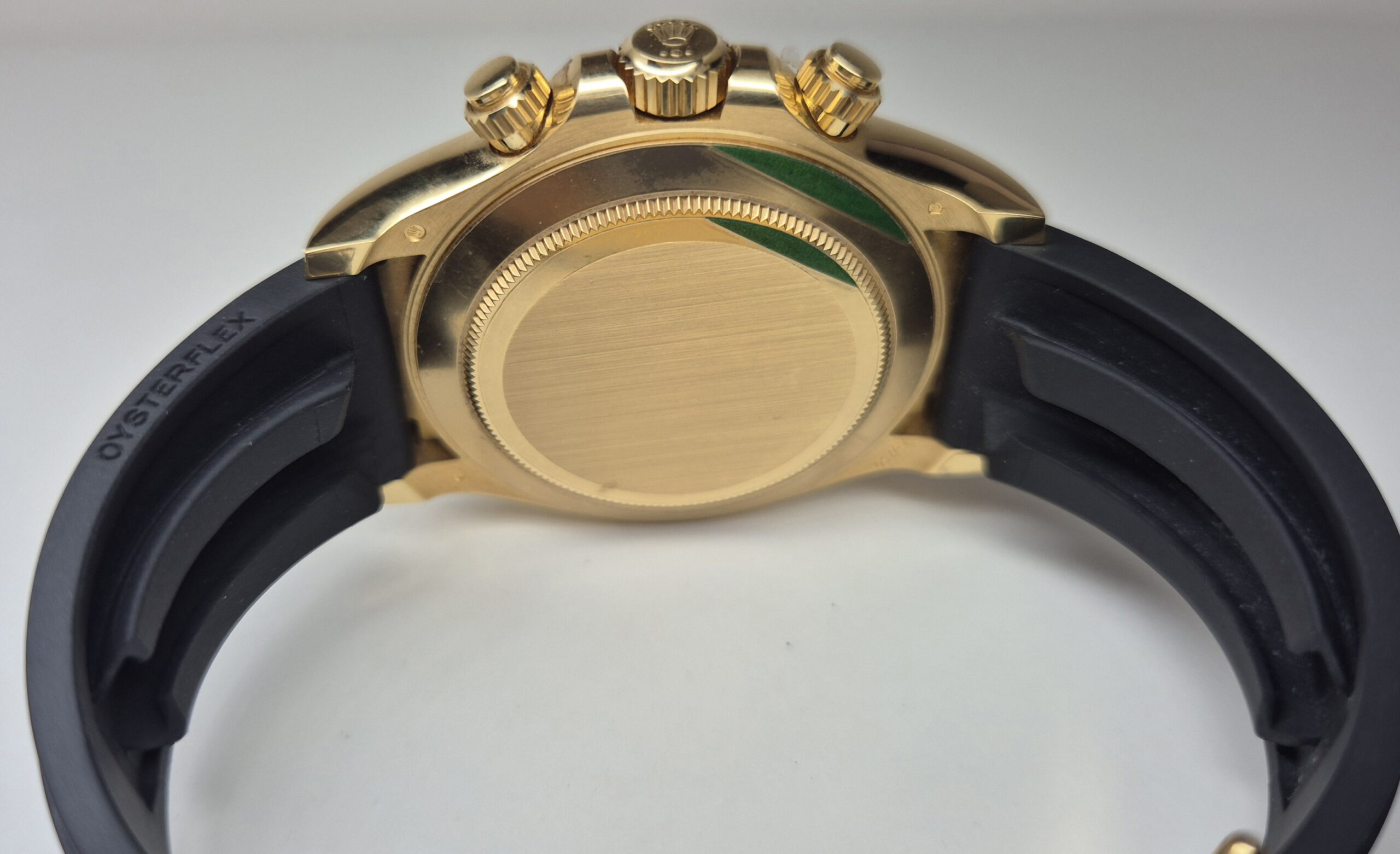 Rolex Cosmograph Daytona Oysterflex 40mm Yellow Gold Black Diamond Dial- 116518LN 'B&P 2023' - Image 2