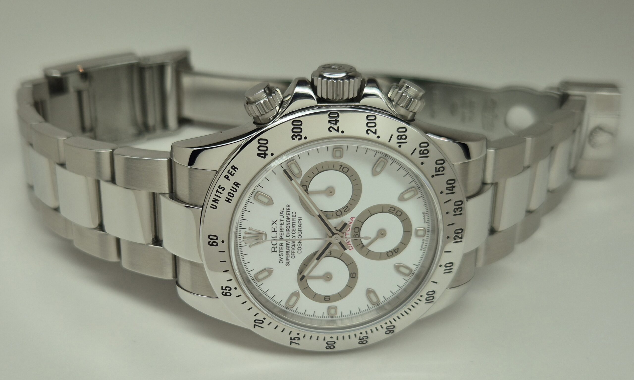 Rolex Cosmograph Daytona 40mm Automatic Chronograph Stainless Steel White Dial - 116520 'B&P 2006' - Image 6