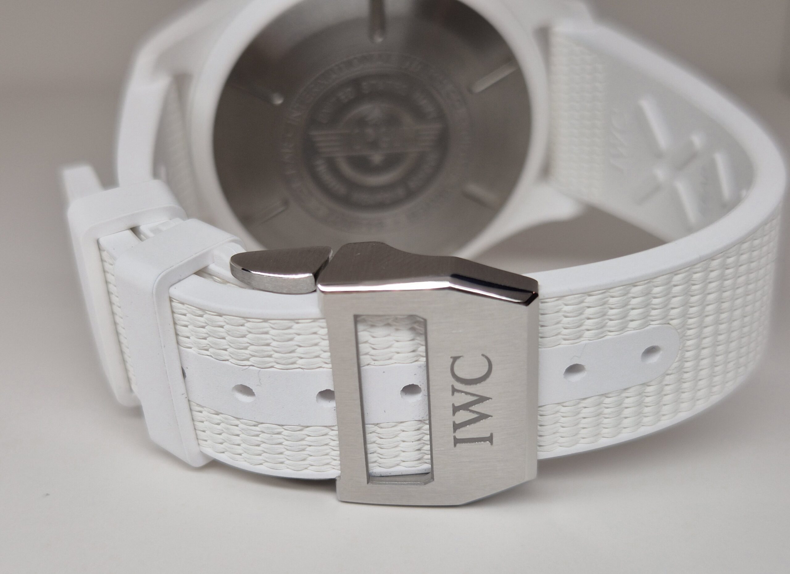 IWC Pilot Chronograph 44.5mm Top Gun Lake tahoe Automatic White Ceramic Black Dial - IW389105 'B&P' - Image 3