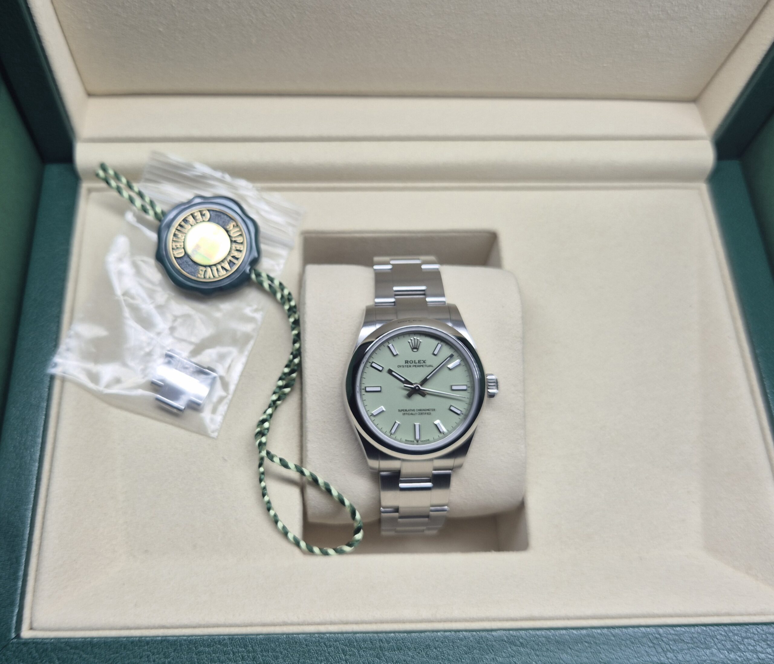 Rolex Oyster Perpetual 31 Automatic Oystersteel Pistachio Dial - 277200 'B&P 2026' - Image 8