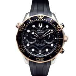 Omega Seamaster Diver 300M Automatic Chrono Steel/Rose Gold Black Dial - 210.22.44.51.01.001 'B&P 2023'