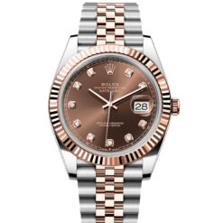 Rolex Datejust 41 Automatic Steel and Everose gold Jubilee Chocolate Diamond Dial - 126331 'B&P 2026'