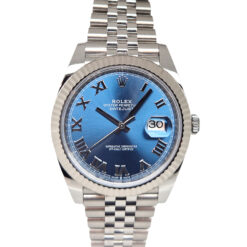 Rolex Datejust 41 Automatic Oystersteel Jubilee Azzurro Blue Dial - 126334 'B&P 2025'