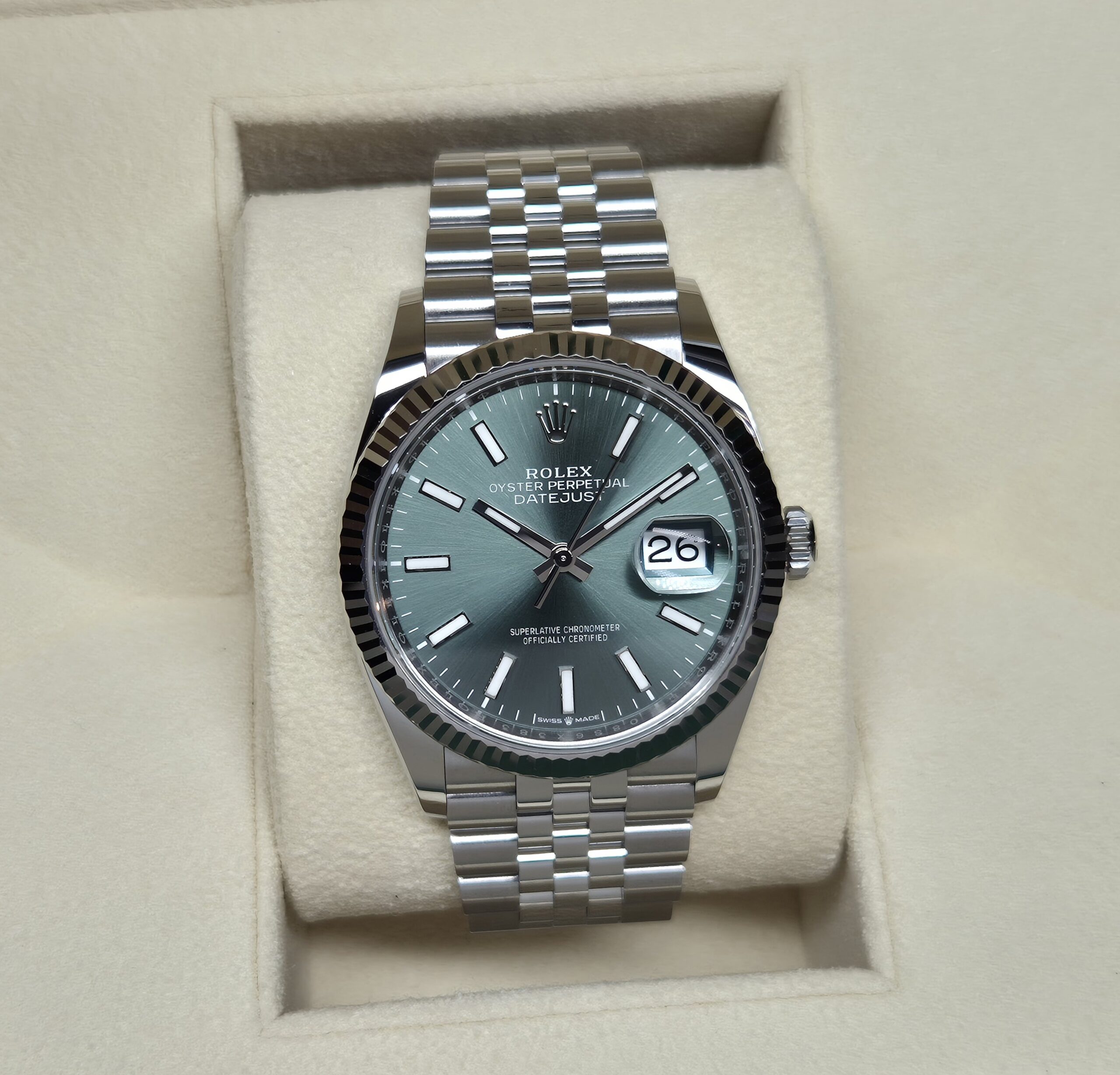 Rolex Datejust 36mm Automatic Jubilee Mint Green Dial - 126234 'B&P 2024' - Image 5