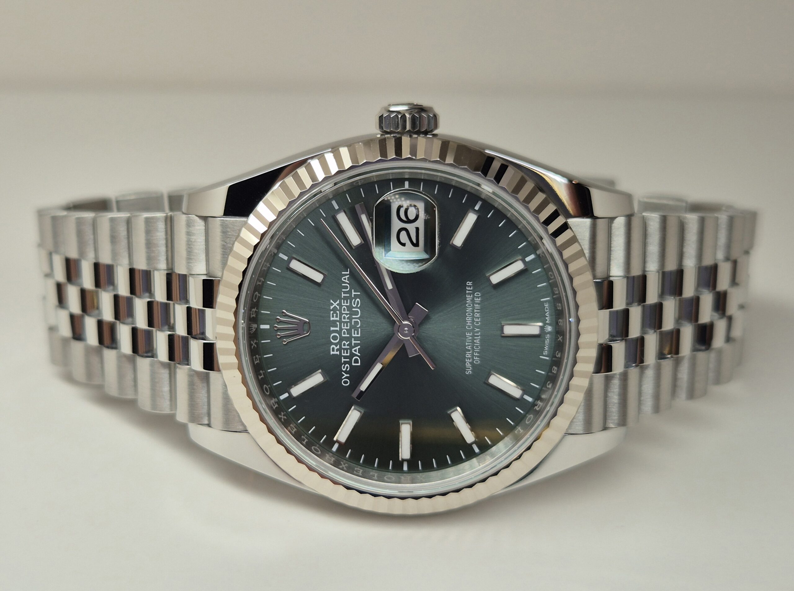 Rolex Datejust 36mm Automatic Jubilee Mint Green Dial - 126234 'B&P 2024' - Image 4