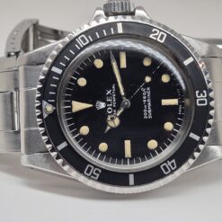 Alternative view of Rolex Vintage Submariner 40mm 5513 Meters First Automatic Steel Matte Dial