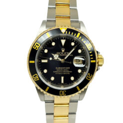 Rolex Submariner Date 40mm Automatic Steel/18k Yellow Gold Black Dial - 16613 'B&P 2004'