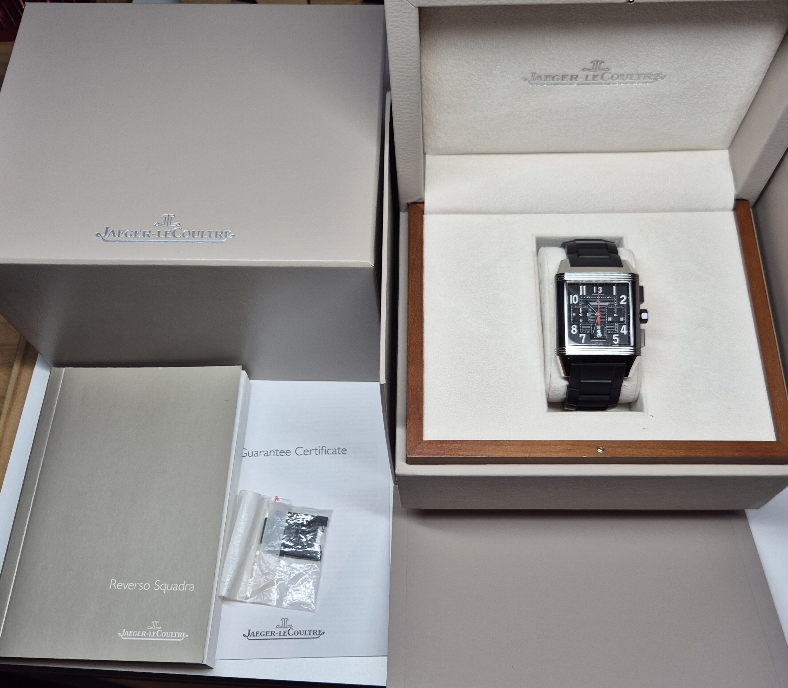 Jaeger-LeCoultre Reverso Squadra Chronograph GTM Black Dial - Q701867P 'B&P' - Image 8