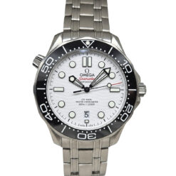 Omega Seamaster 42mm Diver 300M Co-Axial Master Chronometer Stainless Steel White Dial - 210.32.42.20.04.001