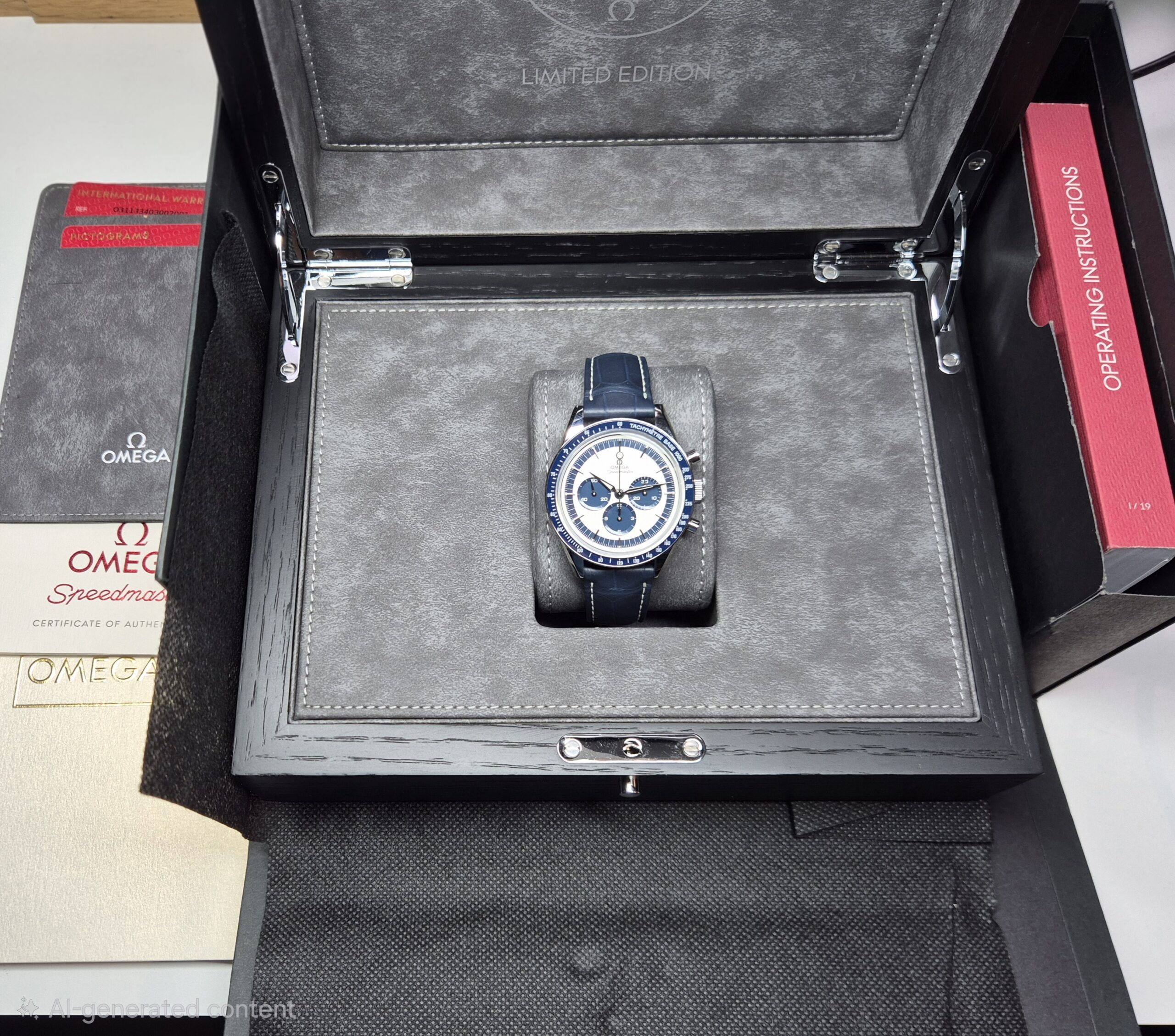 Omega Speedmaster CK2998 Manual Winding Silver Dial Limited Edition - 311.32.40.30.02.001 'B&P 2016' Mint - Image 8