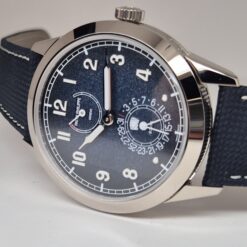 Alternative view of Patek Philippe Calatrava 8-Days Power Reserve White Gold Blue dial - 5328G-001 'B&P 2026' As New