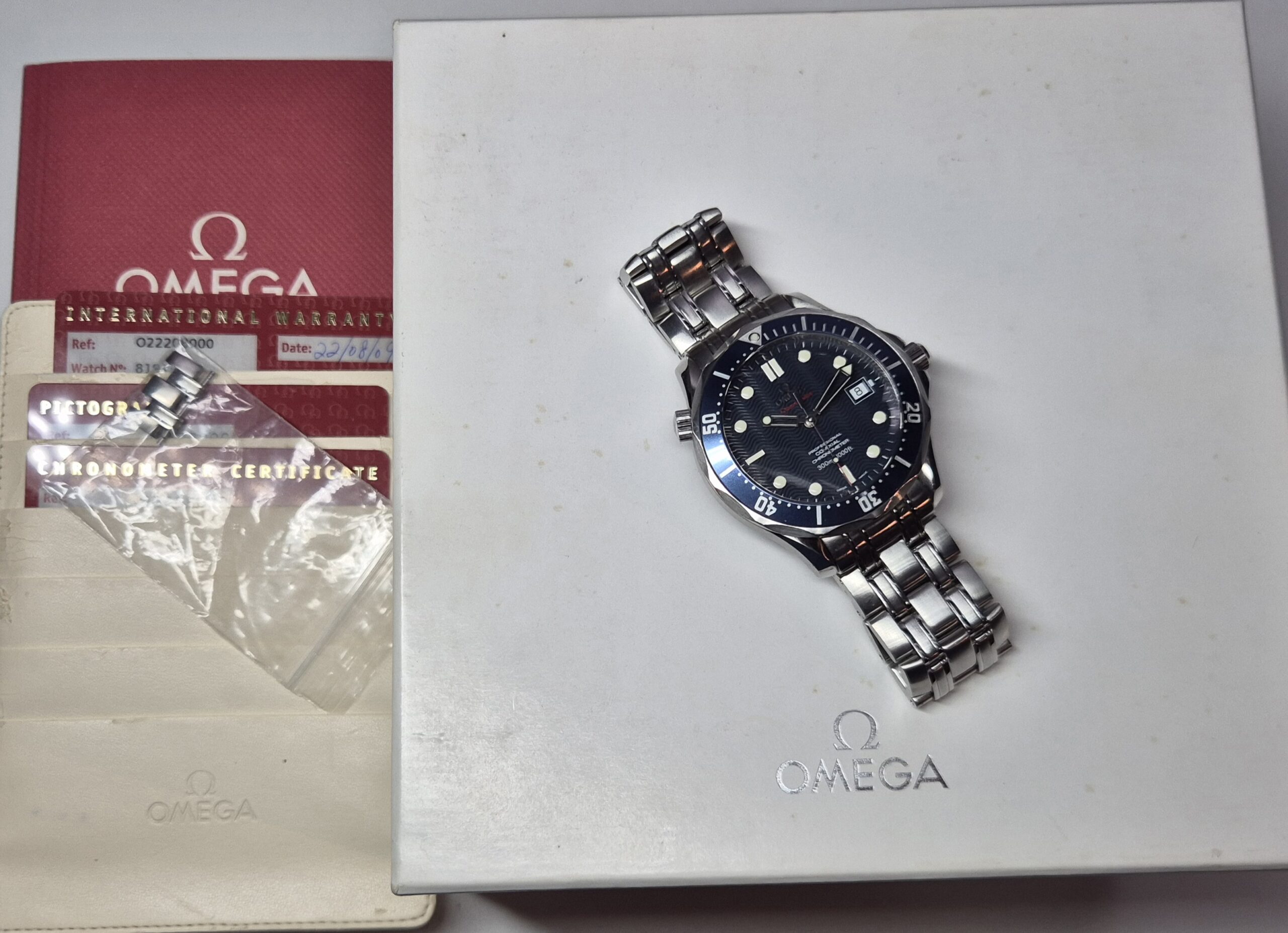 Omega Seamaster Diver 300M 41mm Automatic Steel Blue Dial - 2220.8000 'B&P 2009' - Image 6
